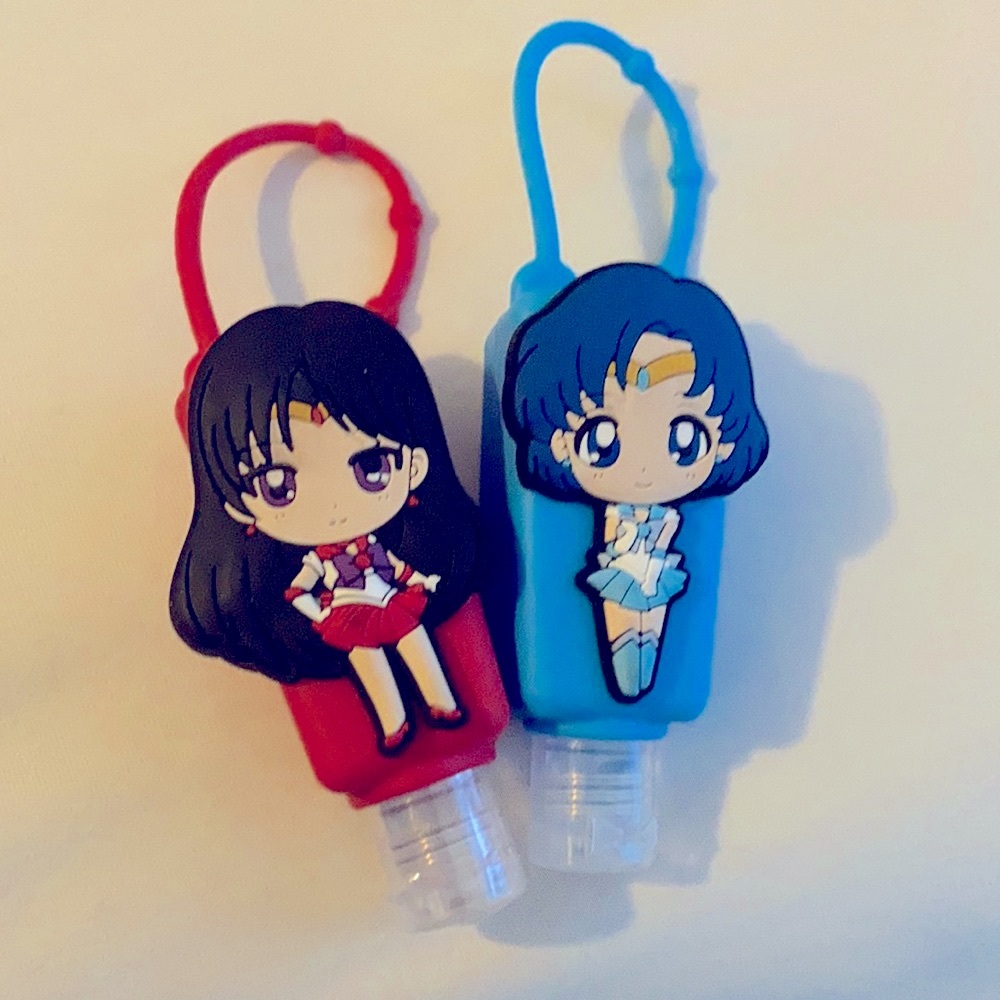 Sailor moon hand sanitize.